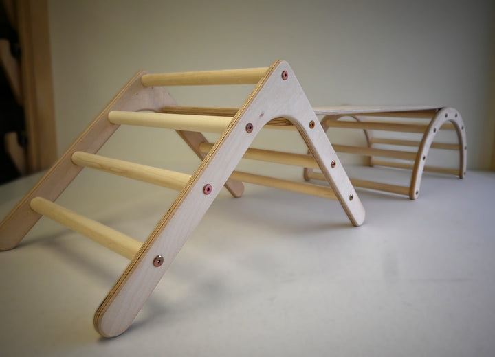 Mini climbing SET consists of Mini triangle + Sliding Board + Mini arch