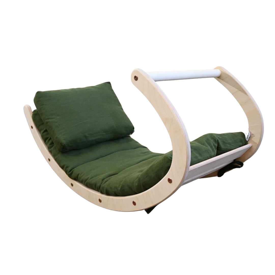 Rocking toy for toddlers, children's with matching mattress and pillow