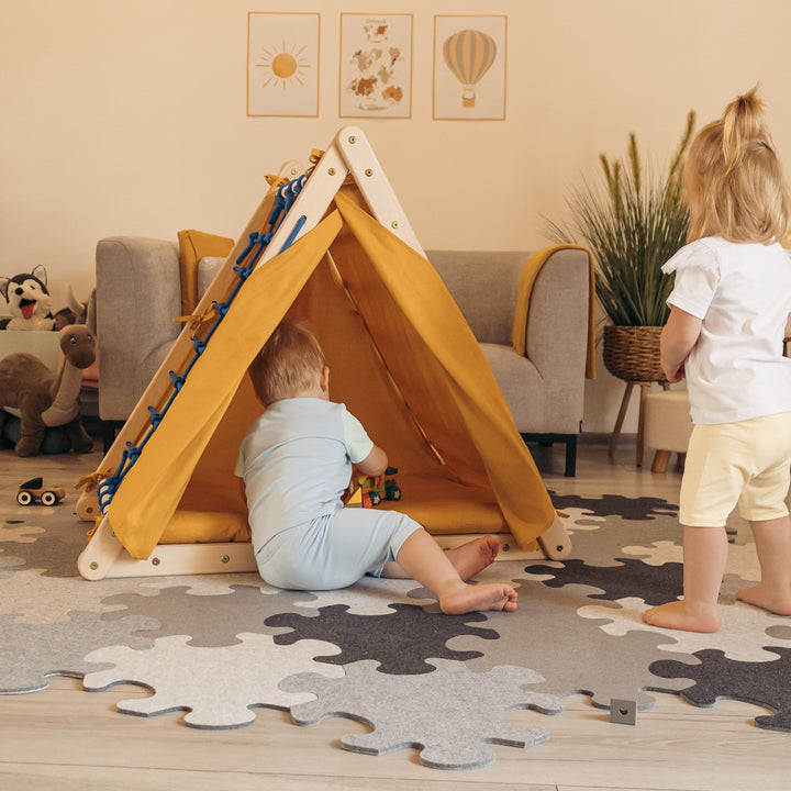 Climb up SET with accessories (mustard)