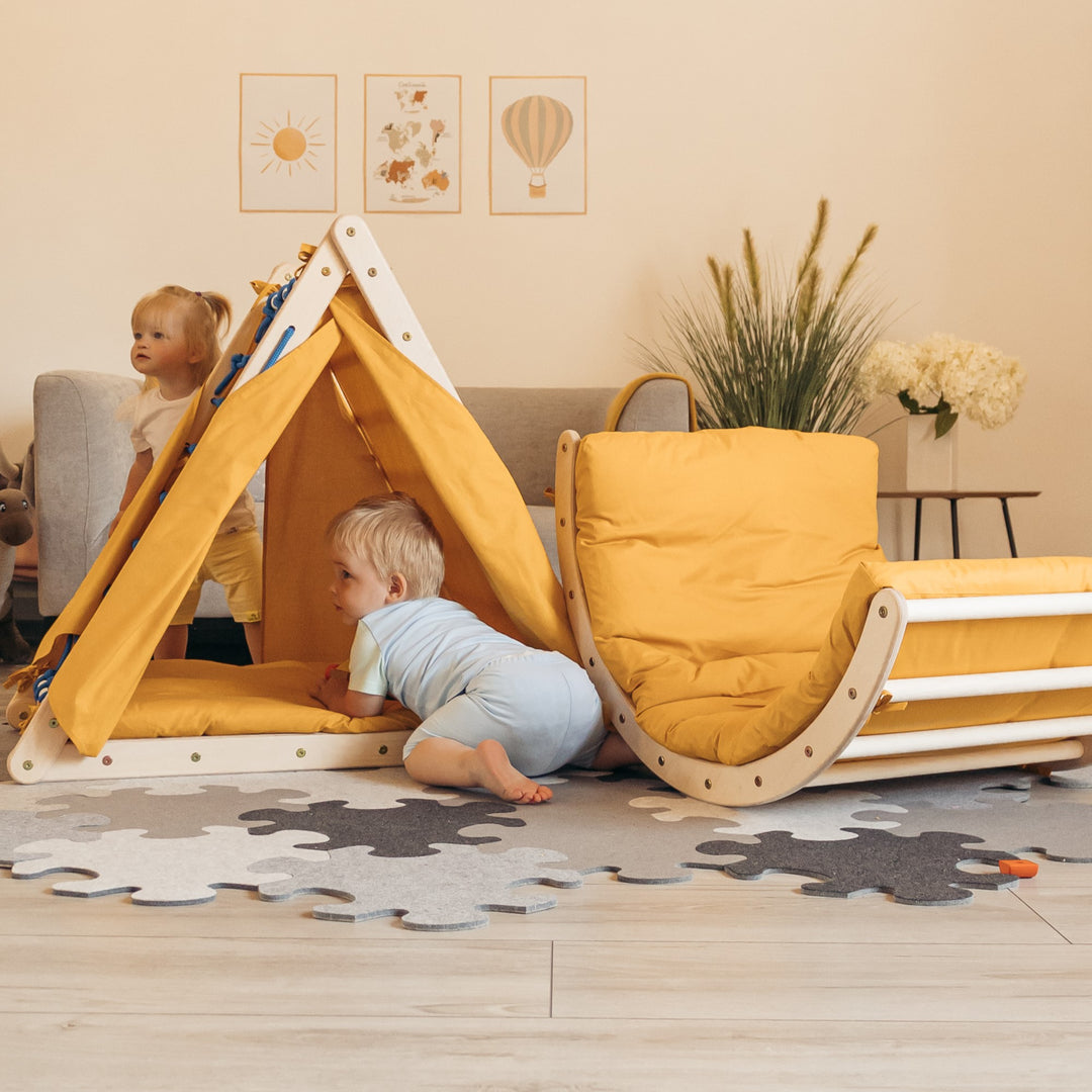 Climb up SET with accessories (mustard)