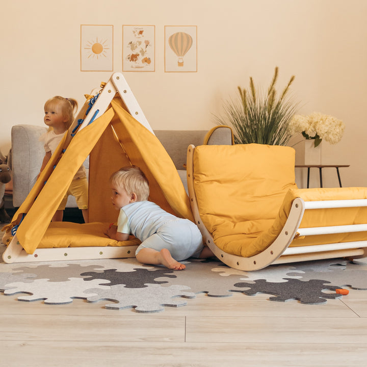Climb up SET with accessories (mustard)