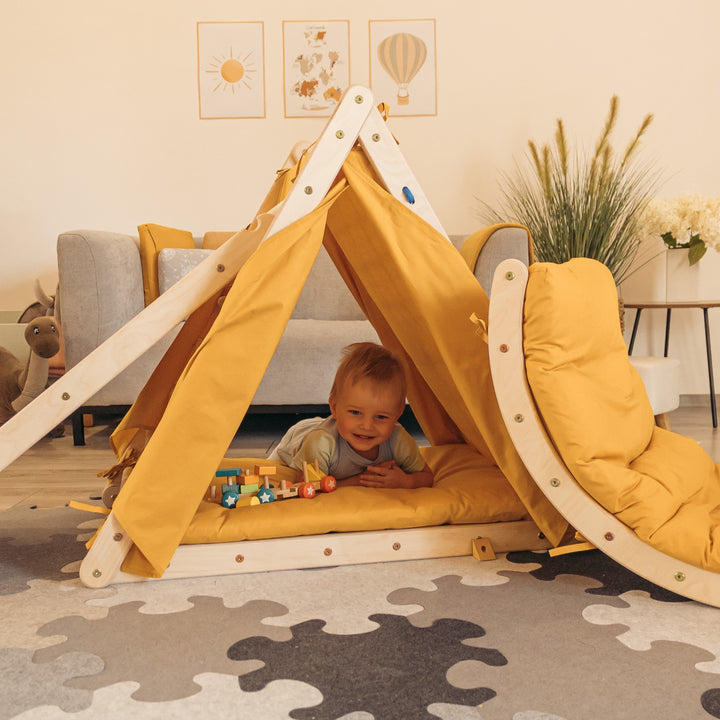 Climb up SET with accessories (mustard)