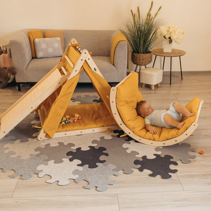 Climb up SET with accessories (mustard)