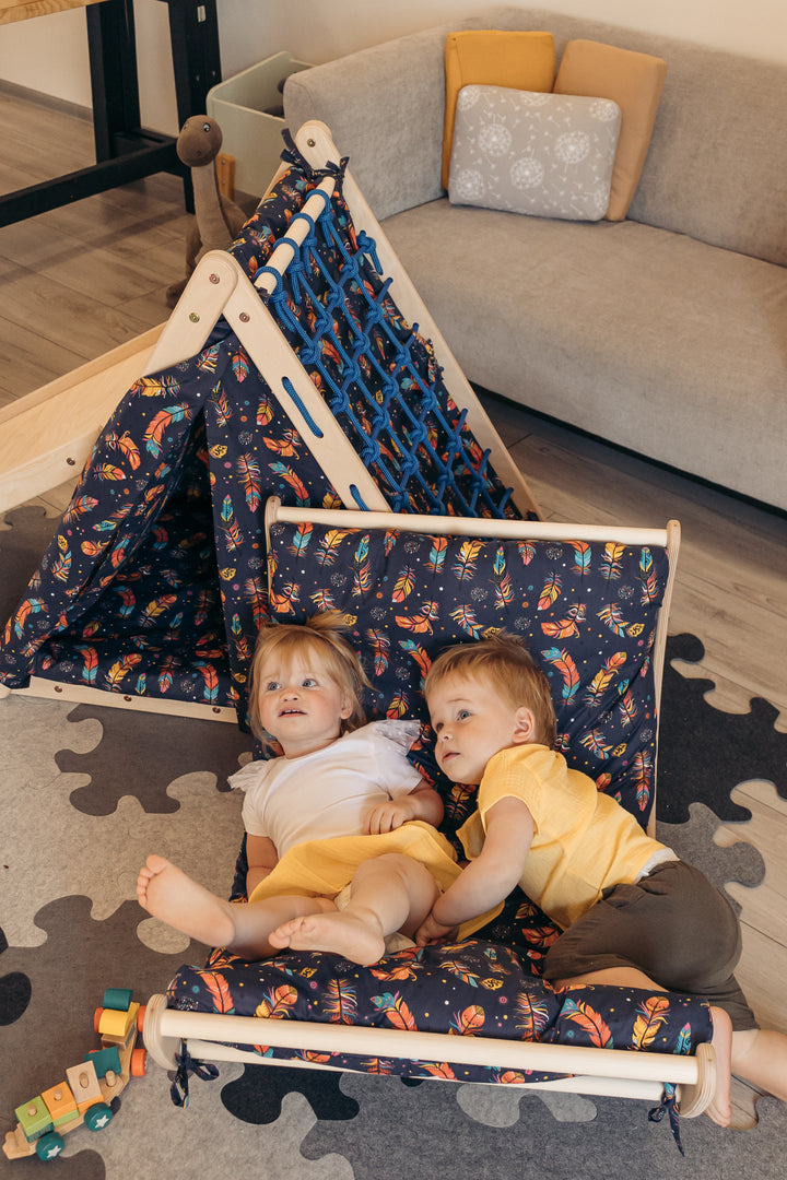 Climb up SET with accessories (feather)