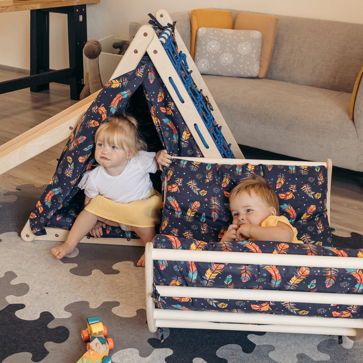 Climb up SET with accessories (feather)