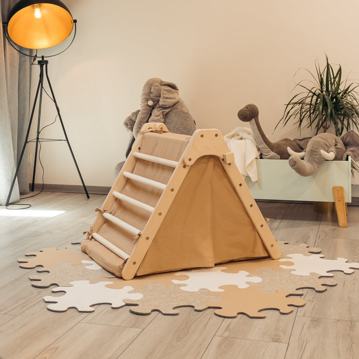 Fold up SET with accessories (brown)