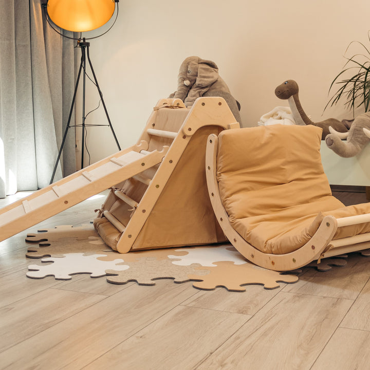 Fold up SET with accessories (brown)