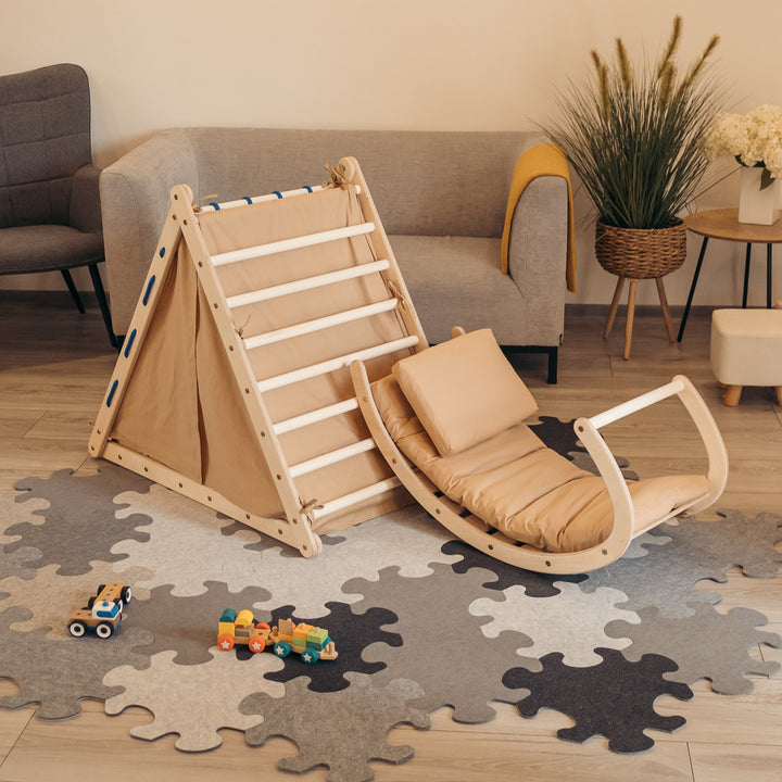 Rock up SET with accessories (brown)