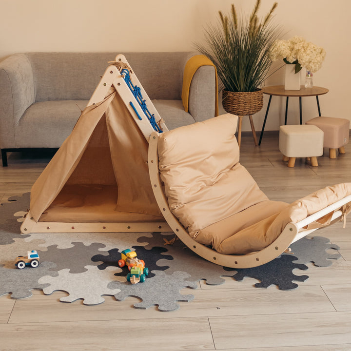Climb up SET with accessories (brown)
