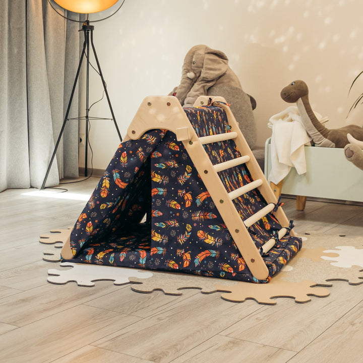 Fold up SET with accessories (feather)