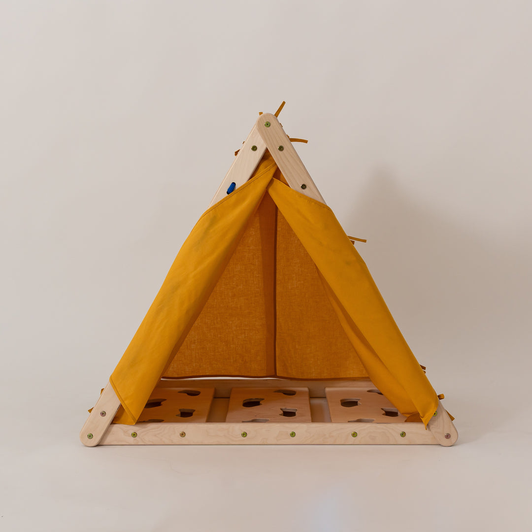 Cotton tent for "Climb up triangle"